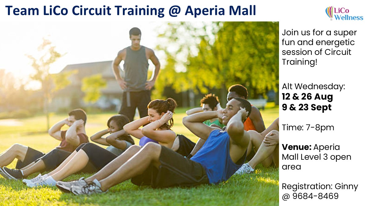 Team LiCo Circuit Training @ Aperia Mall Lavender