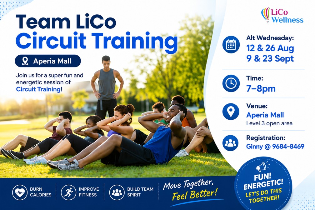 Team LiCo Circuit Training @ Aperia Mall Lavender